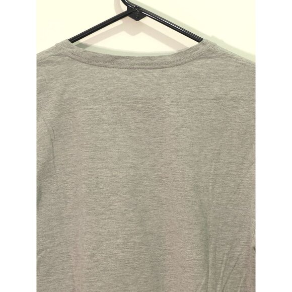 Quiksilver Men's Gray Graphic Tee Palm Tree Design Premium Fit Medium - Picture 7 of 8